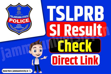 TSLPRB Constable, SI Result 2023 declared; steps to check.